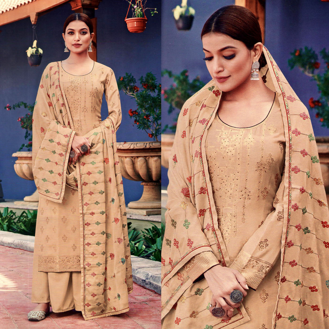 Very Attractive Plain Suit with Heavy Dupatta| Plain Salwar Suit with Heavy  Dupatta| … | Beautiful pakistani dresses, Draping fashion, Asian wedding  dress pakistani